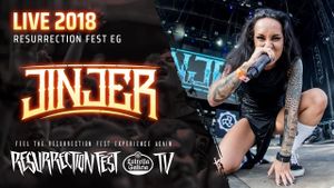 Jinjer - Live at Resurrection Fest EG 2018's poster