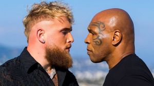 Jake Paul vs. Mike Tyson's poster