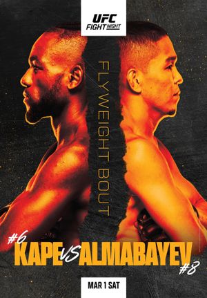 UFC Fight Night 253: Kape vs. Almabayev's poster