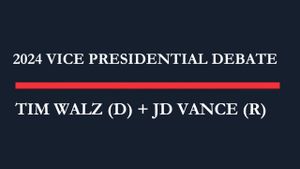 2024 Vice Presidential Debate's poster