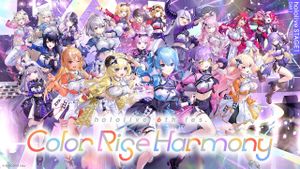hololive 6th fes. Color Rise Harmony Day 1 hololive Stage 1's poster