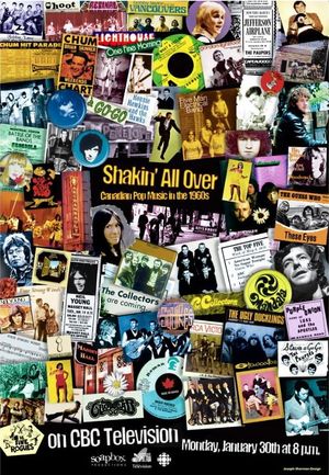 Shakin All Over: Canadian Pop Music in the 1960s's poster