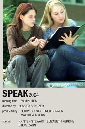 Speak's poster