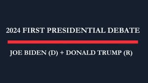 2024 First Presidential Debate's poster