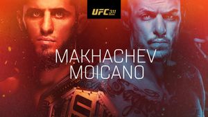 UFC 311: Makhachev vs. Tsarukyan 2's poster