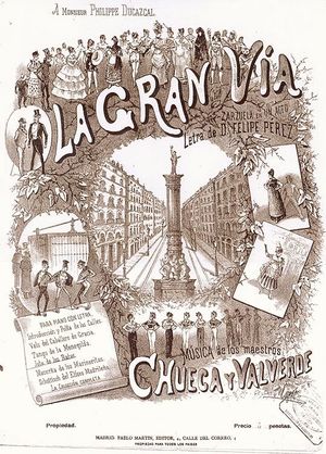 La Gran Vía's poster