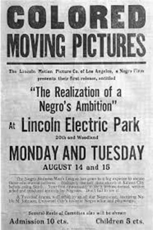 The Realization of a Negro's Ambition's poster