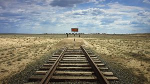 Baikonur. Earth's poster