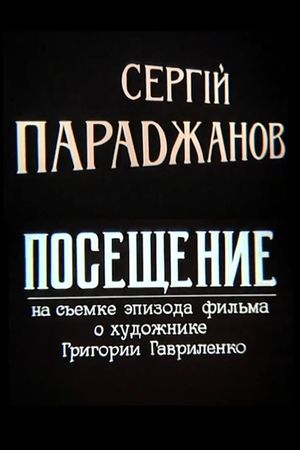 Sergei Parajanov. A Visit's poster