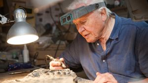 Attenborough and the Sea Dragon's poster