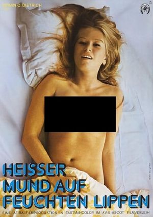 Heißer Mund auf feuchten Lippen's poster