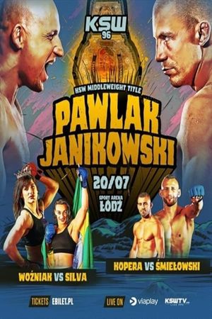 KSW 96: Pawlak vs. Janikowski's poster