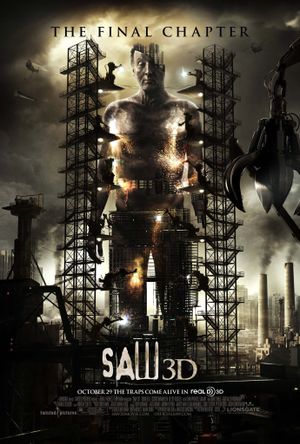 Saw 3D's poster
