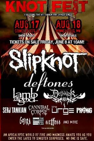 Slipknot - Live at Knotfest Minneapolis 2012's poster