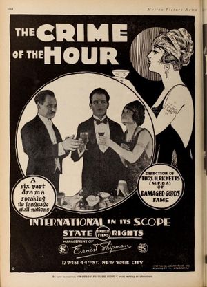 The Crime of the Hour's poster