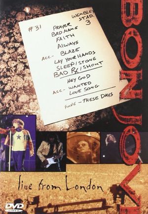 Bon Jovi: Live from London's poster
