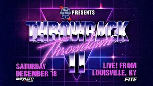 Impact Wrestling: Throwback Throwdown II's poster