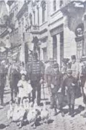 Main Street of Kosice on the Theatre Screen's poster