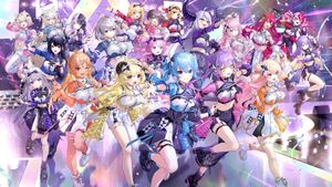hololive 6th fes. Color Rise Harmony Day 1 hololive Stage 1's poster