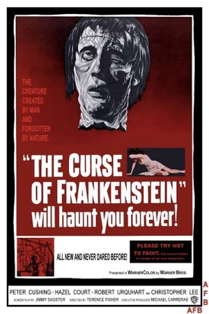 The Curse of Frankenstein's poster