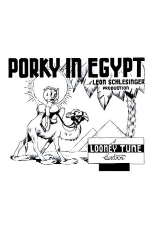 Porky in Egypt's poster