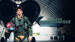 Charles Leclerc Supersonic's poster