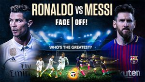 Ronaldo vs. Messi's poster