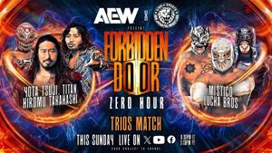 AEW x NJPW Present Forbidden Door's poster