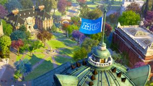 Monsters University's poster