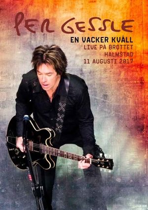 Per Gessle - En vacker kväll's poster