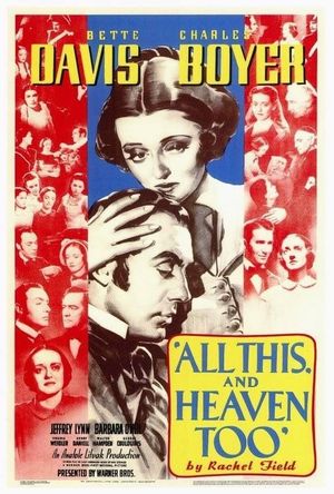 All This, and Heaven Too's poster