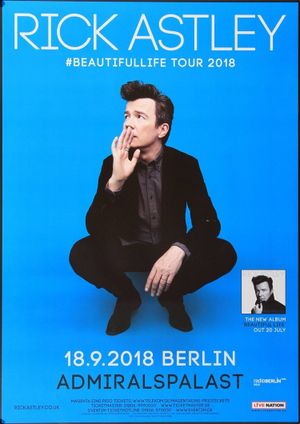 Rick Astley - Berlin live's poster