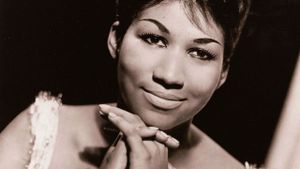 Aretha Franklin - Live in Paris's poster