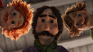 Three Robbers and a Lion's poster