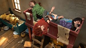Three Robbers and a Lion's poster