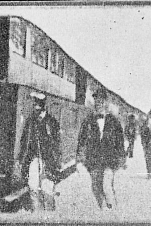 Arrival of a Train at Vincennes Station's poster