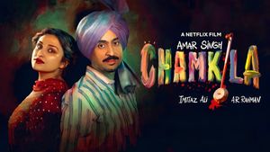 Amar Singh Chamkila's poster