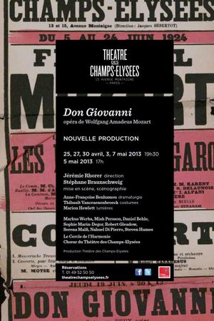 Mozart: Don Giovanni's poster