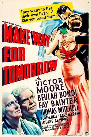Make Way for Tomorrow's poster