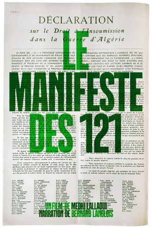 Manifesto of the 121's poster