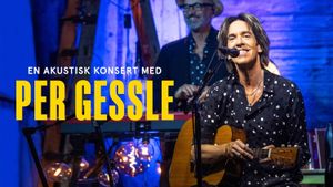 En akustisk konsert med Per Gessle's poster