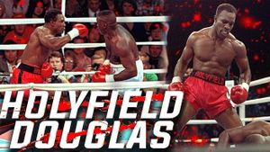 Evander Holyfield vs Buster Douglas's poster