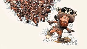 Hundreds of Beavers's poster