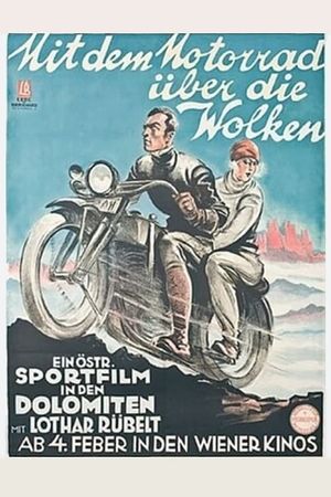 Mit dem Motorrad über die Wolken's poster