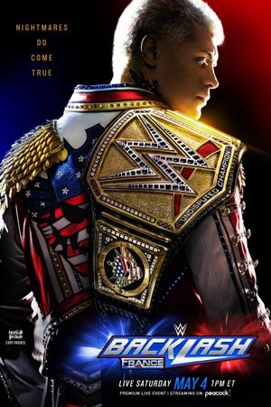 WWE Backlash: France's poster