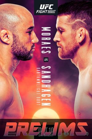 UFC Fight Night 179: Moraes vs. Sandhagen's poster