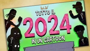 All 2024 in One Cartoon's poster