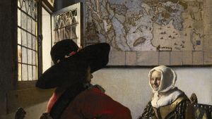 Le monde dans un tableau - Le chapeau de Vermeer's poster