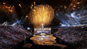 Salt Lake City 2002 Olympic Opening Ceremony: Light the Fire Within's poster