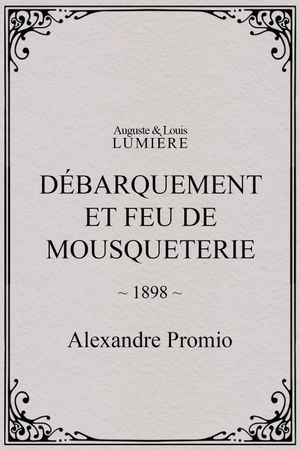 Débarquement et feu de mousqueterie's poster